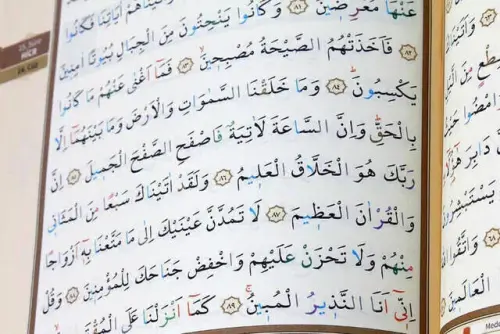 The Holy Quran with Tajweed - Thermo Leather - Mosque Size - Big Size Quran - Ayfa Kuran - 6