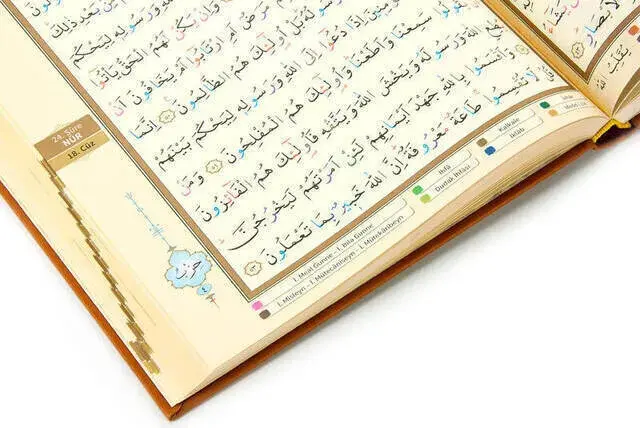 The Holy Quran with Tajweed - Thermo Leather - Mosque Size - Big Size Quran - Ayfa Kuran - 7