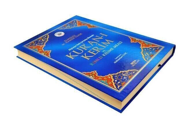 The Quran and its Colorful Word Meaning - Mealli Quran - Cami Boy - Seda Yayınları