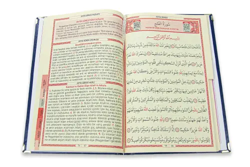 Tül Kaplamalı İsim Baskılı Ciltli Yasin Kitabı - Orta Boy - İnci Tesbihli - Lacivert - 5