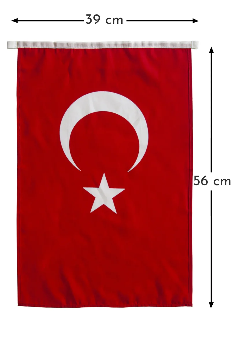 Türk Bayraklı Kutulu Ay Yıldızlı Kadife Kaplı Kuranı Kerim Türk Bayrağı Hediye Seti - 8