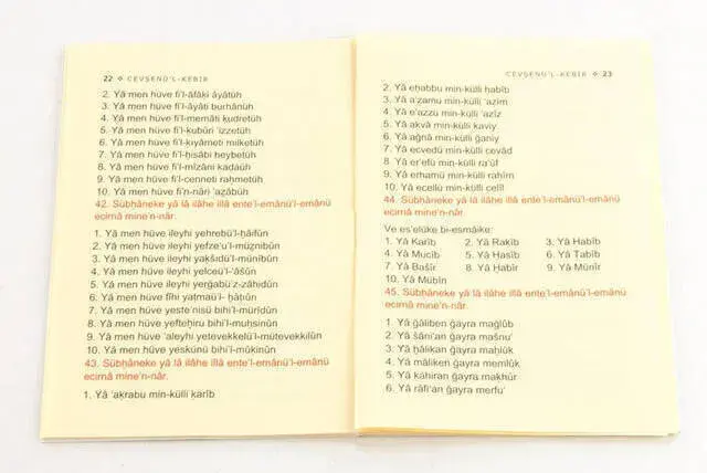 Türkçe Okunuşuyla Cevşenül Kebir - 3