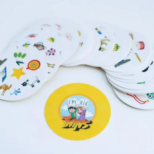 Twins İslami Dobble Oyunu – Eğitici ve Eğlenceli 5'i 1 Arada Çocuk Oyunu - 1