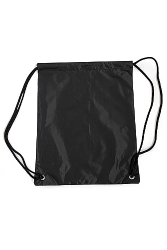 Üç Vavlı Hac Umre Terlik Çantası, Suya Dayanıklı, Büzmeli Ayarlanabilir Torba Sırt Çantası - Siyah - 4