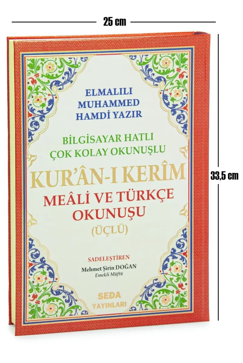 Üçlü Mealli Arapça Türkçe Okunuşlu Kuranı Kerim Cami Boy - 3