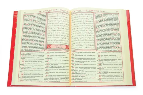 Üçlü Mealli Arapça Türkçe Okunuşlu Kuranı Kerim Cami Boy - 5