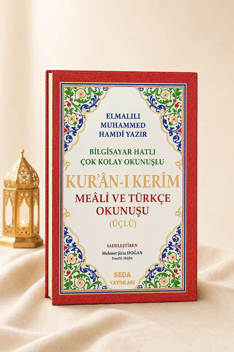 Üçlü Mealli Arapça Türkçe Okunuşlu Kuranı Kerim Cami Boy - 1