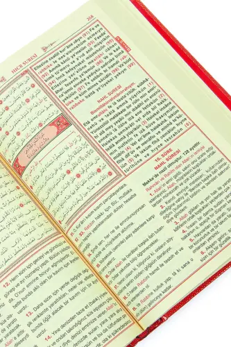 Üçlü Mealli Arapça Türkçe Okunuşlu Kuranı Kerim Rahle Boy - Seda Yayınları (1)