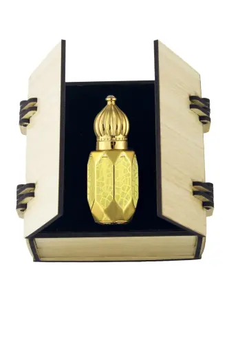 Uhud Kokusu 6Ml Premium Gold Rollon Cam Parfüm Şişe Ve Kadife Süngerli Akçaağaç Ahşap Kutu - Esved (1)