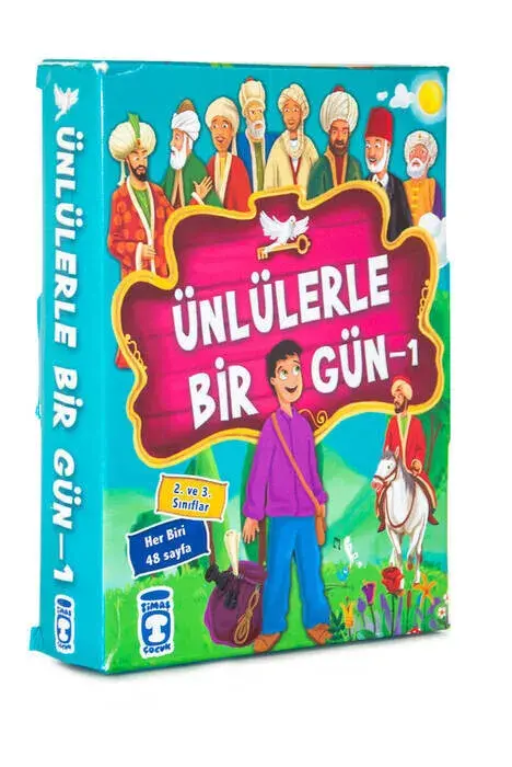 Ünlülerle Bir Gün (10 Kitap) - 1 - 1