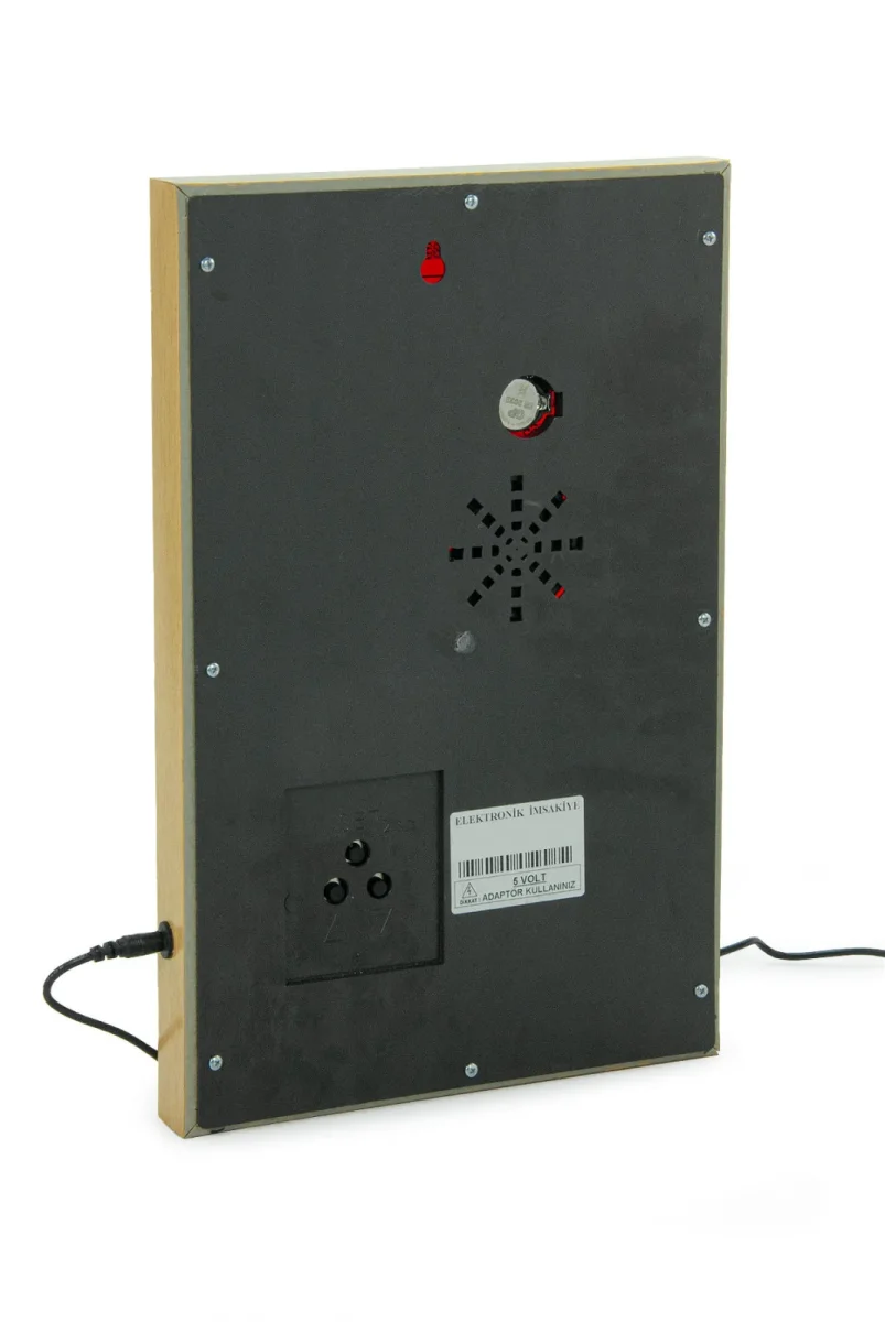 Vakitmatik Dijital İmsakiye Ev Ofis Tipi Ezanlı Cami Saati - 6