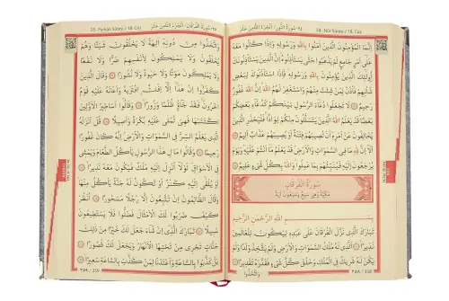 Velvet Covered Quran Set with Treasure Chest Gray - 5