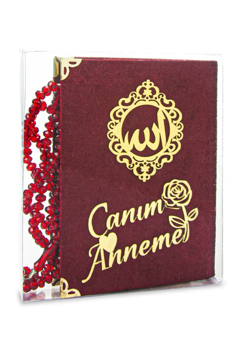 Velvet Covered Yasin Gift Set for Birthdays and Mother's Days - 2