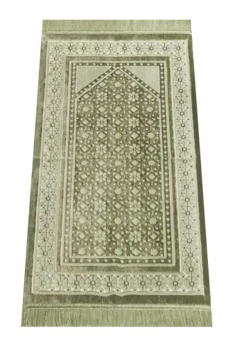 Velvet Pearl Prayer Rug Velvet Pearl - Green - 1