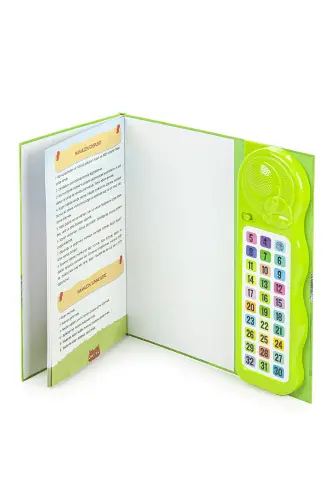 Voice Elif Ba Quran Teaching Device Set with Book Green - 3