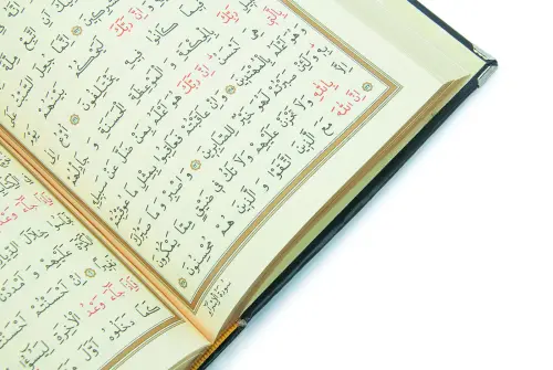 Yaldızlı Kaplama Gold Renk Kuran-ı Kerim (Orta Boy) - 6