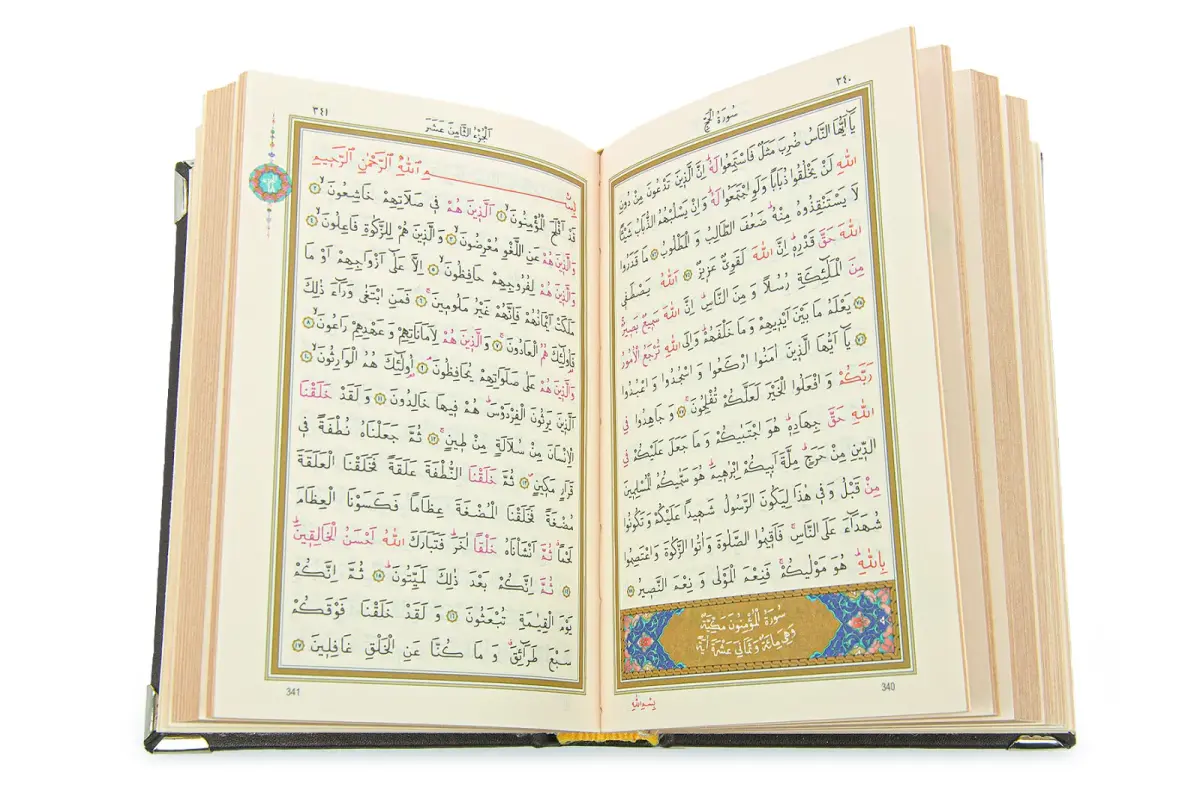 Yaldızlı Kaplama Kuran-ı Kerim (Büyük Cep Boy) Gümüş - 4