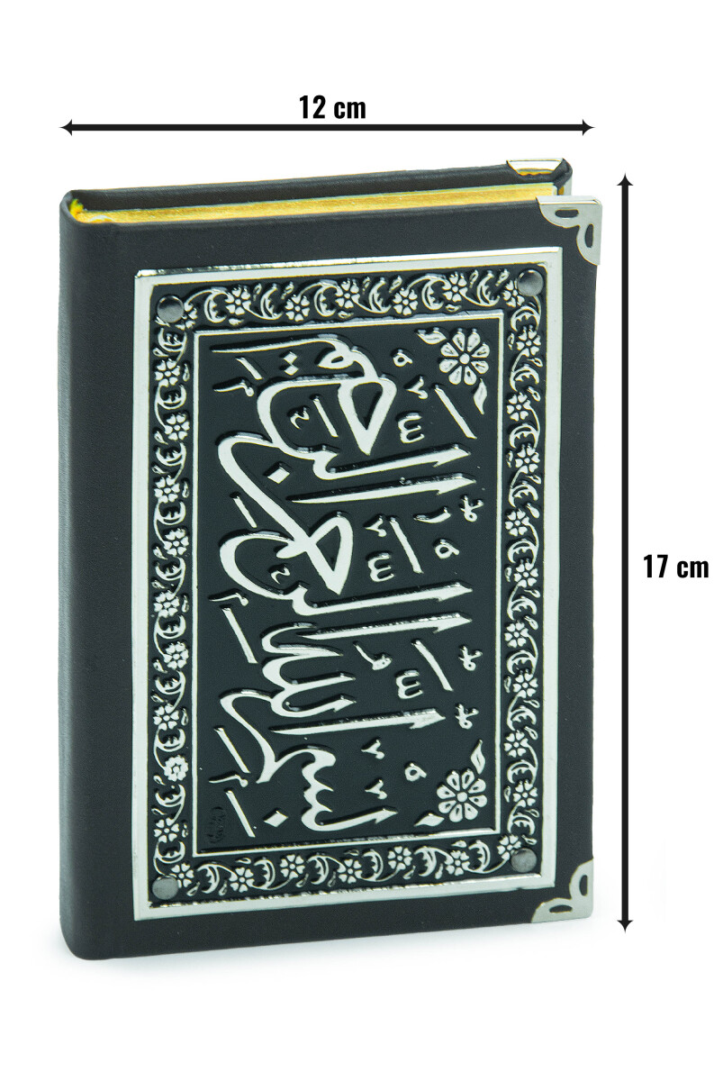 Yaldızlı Kaplama Kur'an-ı Kerim (Çanta Boy) Gümüş - 3