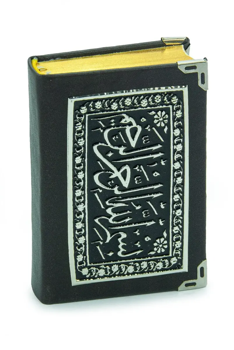 Yaldızlı Kaplama Kuran-ı Kerim (Cep Boy) Gümüş - 2