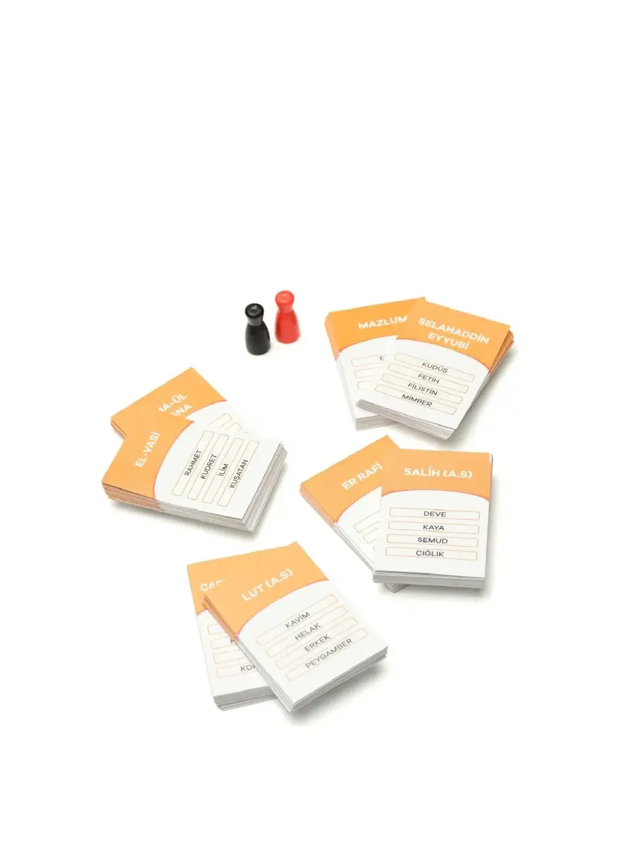 Yasaklı Kelime (Tabu) Oyunu – Eğitici ve Eğlenceli İslami Kelime Tahmin Oyunu (160 Kart) - 5