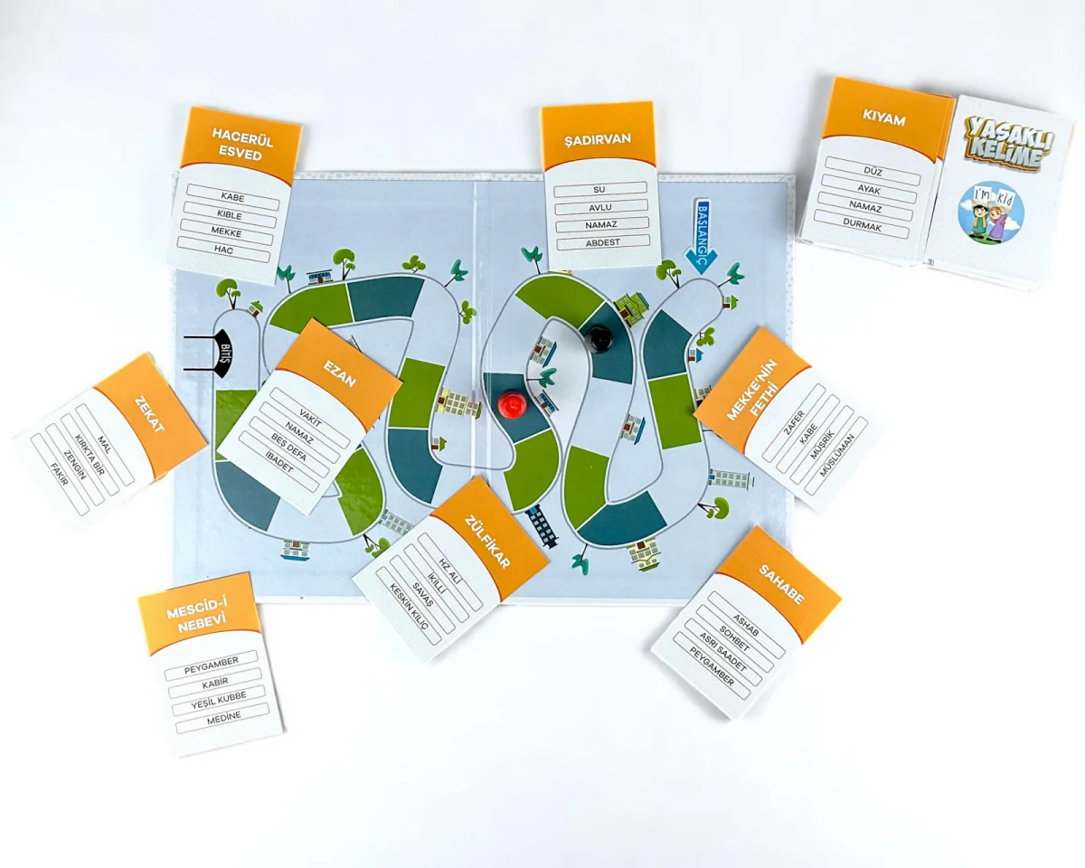 Yasaklı Kelime (Tabu) Oyunu – Eğitici ve Eğlenceli İslami Kelime Tahmin Oyunu (160 Kart) - 2