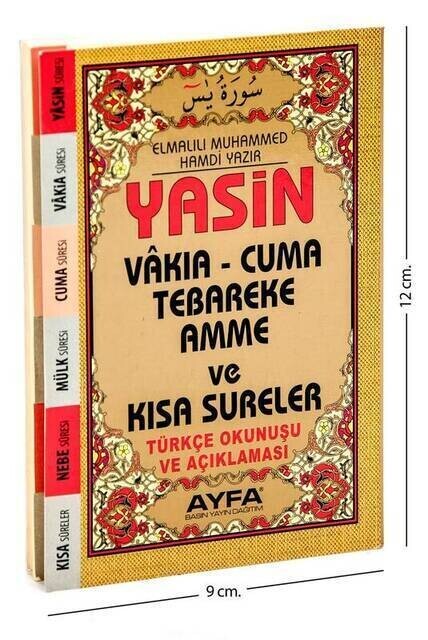 Yasin Book - Cep Boy - 128 Pages - Fihristli - Ayfa Publishing House - Mevlut Gift