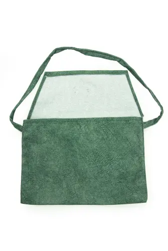 Nubuk Orta Boy Kuranı Kerim Taşıma Çantası Yeşil - Medrese Yayınları (1)