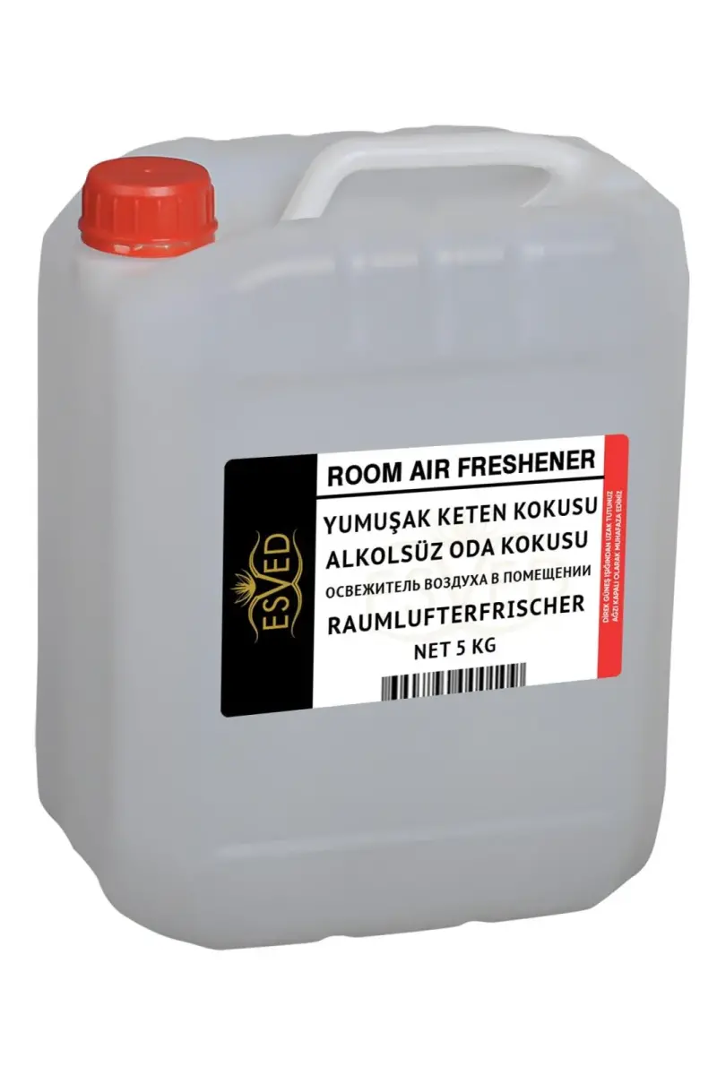 Yumuşak Keten Kokusu Alkolsüz Oda Parfümü, Ortam Kokusu, Araç ve Ev Kokusu 5 Litre - 1