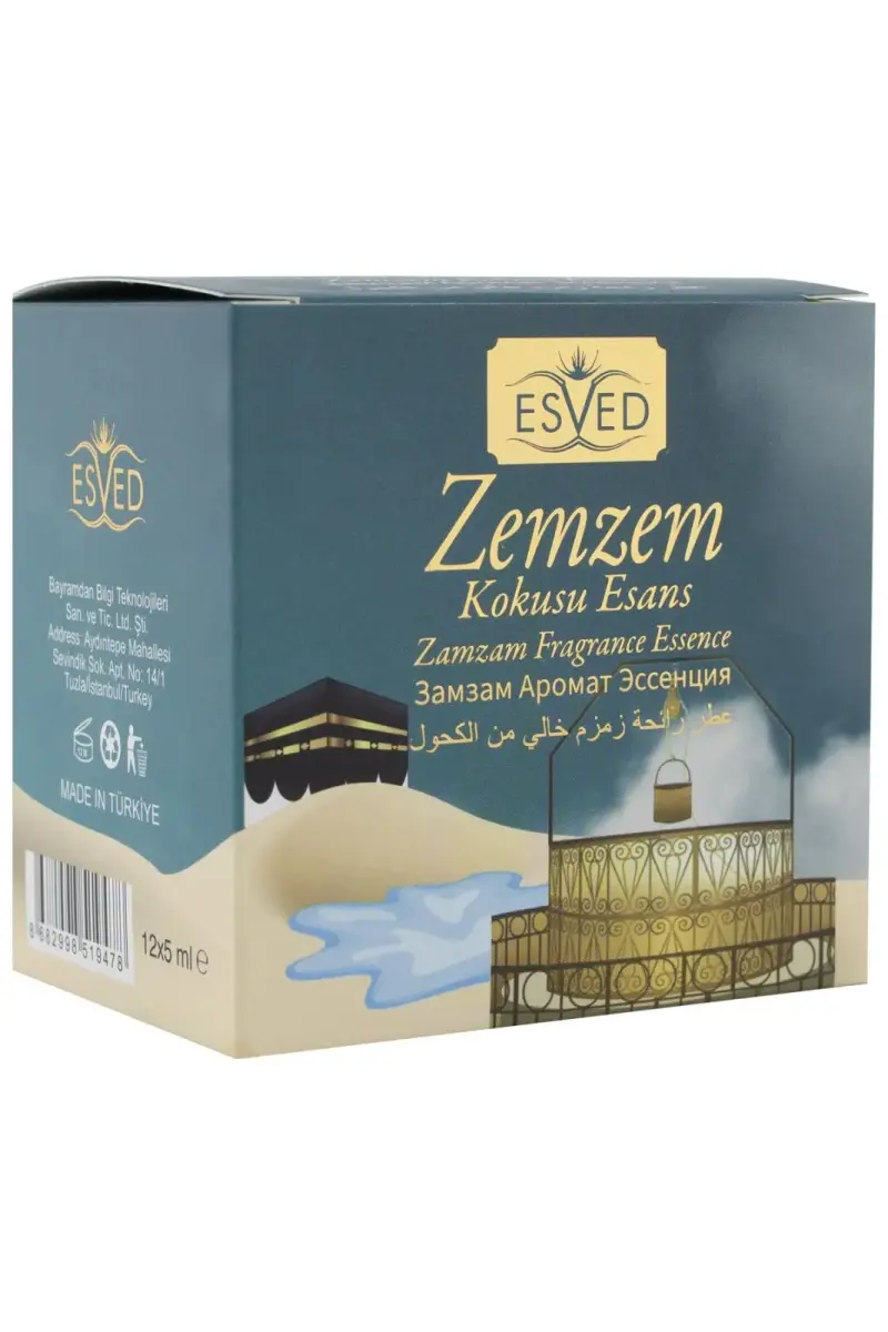 Zemzem Kokusu Alkolsüz Esans 5Ml. 12'li Paket - 3