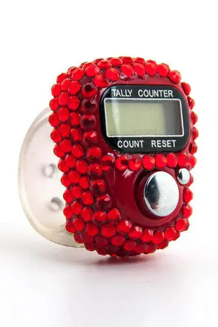 Zirkon Zikirmatik - Digital Ring - Claret Red Color - 1