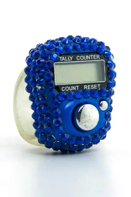 Zirkon Zikirmatik - Digital Ring - Navy Blue - 1